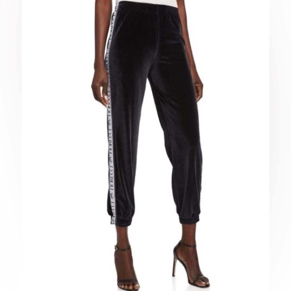 Fiorucci Velour Logo Tape Joggers